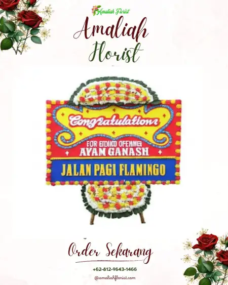 Sewa Papan Bunga Bloro